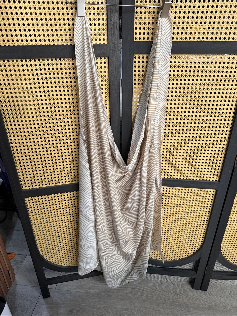 Banana Republic Silk Geometric Scarf